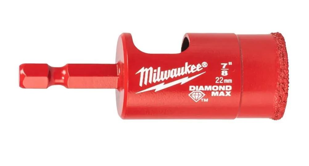Алмазная коронка Milwaukee DIAMOND MAX 22 мм